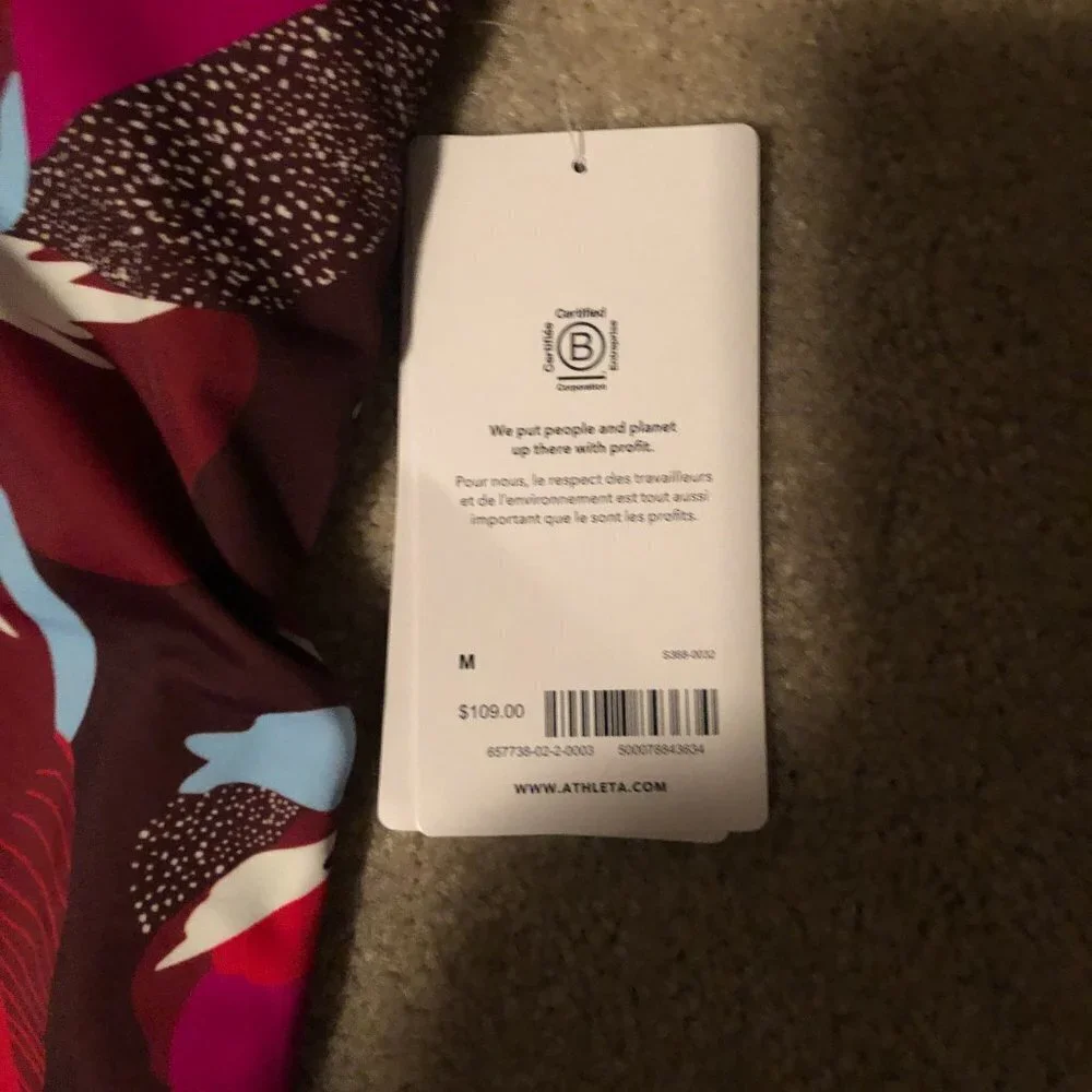 NWT Athleta Hermosa One Piece Swimsuit size Medium